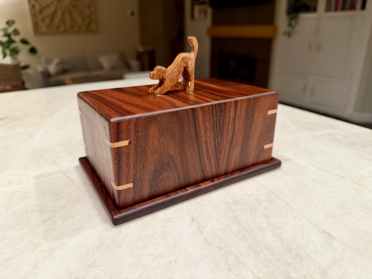 Butter dish — Rosewood
