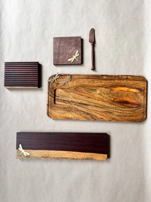 Dragonfly tableware — Bocote