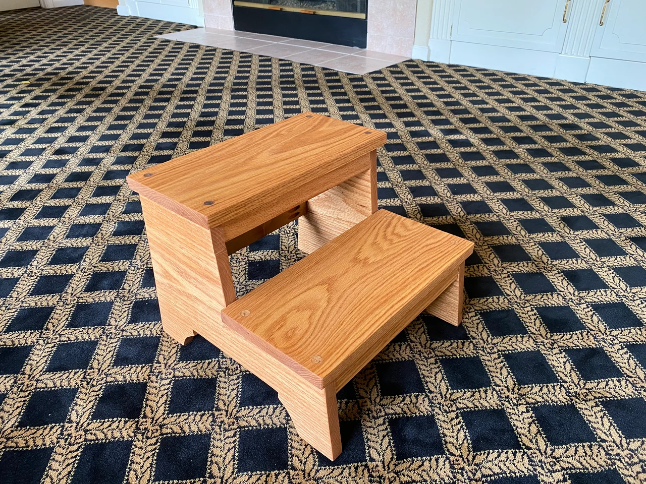Step stool — Red Oak